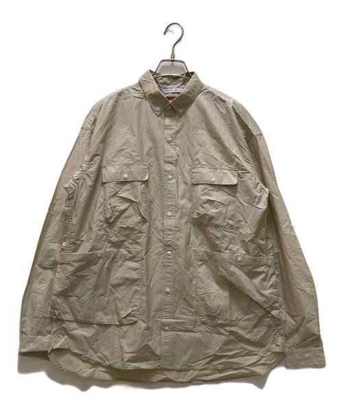NANGA（ナンガ）NANGA (ナンガ) リップストップキャンプシャツ ベージュ サイズ:M 未使用品の古着・服飾アイテム