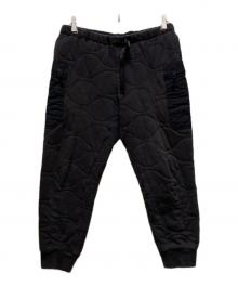 GRIP SWANY（グリップスワニー）の古着「キルト ギアパンツ」｜ブラック