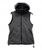 BURBERRY BLACK LABELバーバリーブラックレーベル）の古着「リバーシブルナイロンベスト」｜グレー