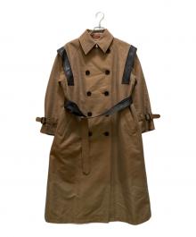 LOVELESS（ラブレス）の古着「2WAYトレンチコート」｜ブラウン