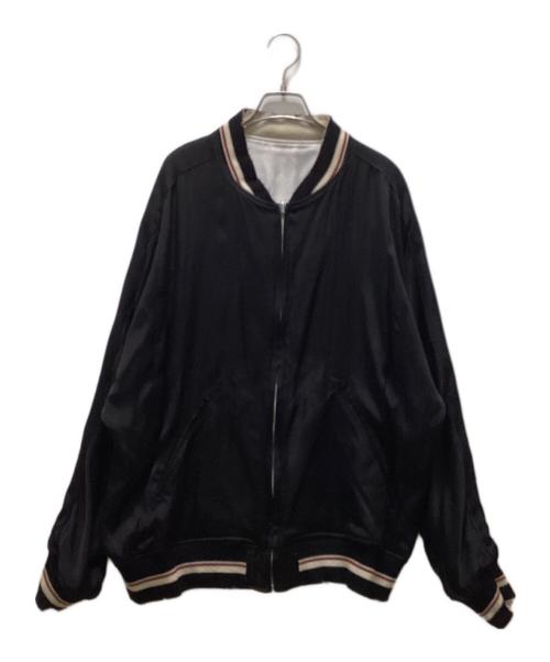 DAIRIKU（ダイリク）DAIRIKU (ダイリク) リバーシブルサテンスカジャン ホワイト サイズ:Lの古着・服飾アイテム