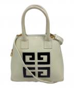 GIVENCHYジバンシィ）の古着「4Gロゴ2WAYハンドバッグ」｜ホワイト