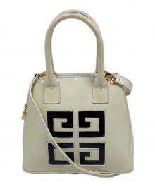 GIVENCHY（ジバンシィ）の古着「4Gロゴ2WAYハンドバッグ」｜ホワイト