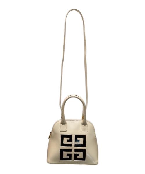 GIVENCHY（ジバンシィ）GIVENCHY (ジバンシィ) 4Gロゴ2WAYハンドバッグ ホワイトの古着・服飾アイテム