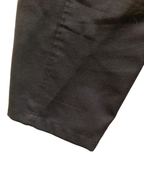 GROUND Y（グラウンドワイ）GROUND Y (グラウンドワイ) ウールギャバジンテーパードパンツ ブラック サイズ:3の古着・服飾アイテム