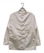Yohji Yamamoto pour hommeヨウジヤマモト プールオム）の古着「スタンドカラーカラーシャツ」｜ホワイト