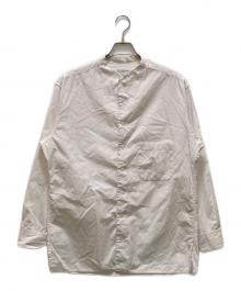 Yohji Yamamoto pour homme（ヨウジヤマモト プールオム）の古着「スタンドカラーカラーシャツ」｜ホワイト