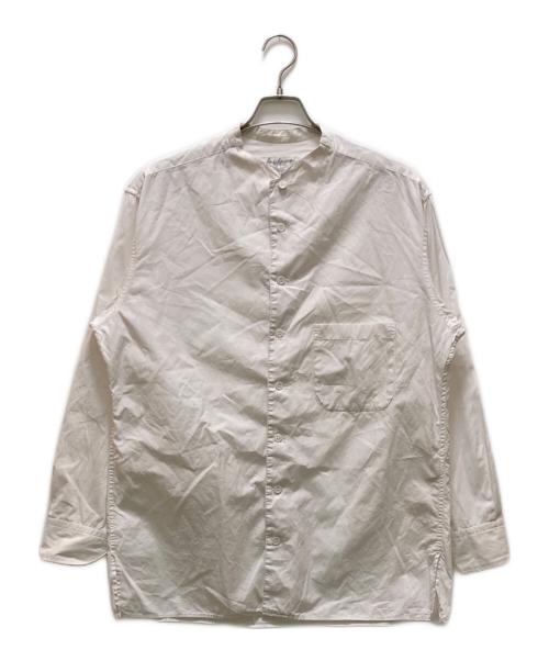 Yohji Yamamoto pour homme（ヨウジヤマモト プールオム）Yohji Yamamoto pour homme (ヨウジヤマモト プールオム) スタンドカラーカラーシャツ ホワイト サイズ:2の古着・服飾アイテム