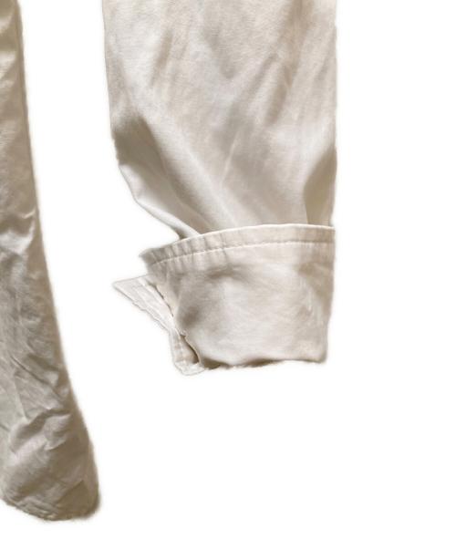 Yohji Yamamoto pour homme（ヨウジヤマモト プールオム）Yohji Yamamoto pour homme (ヨウジヤマモト プールオム) スタンドカラーカラーシャツ ホワイト サイズ:2の古着・服飾アイテム