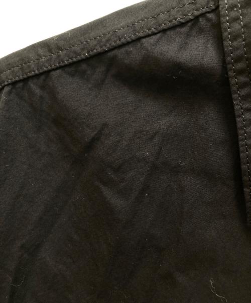 Yohji Yamamoto pour homme（ヨウジヤマモト プールオム）Yohji Yamamoto pour homme (ヨウジヤマモト プールオム) 後ろ開き 環縫いレギュラーカラーロングシャツ ブラック サイズ:3の古着・服飾アイテム