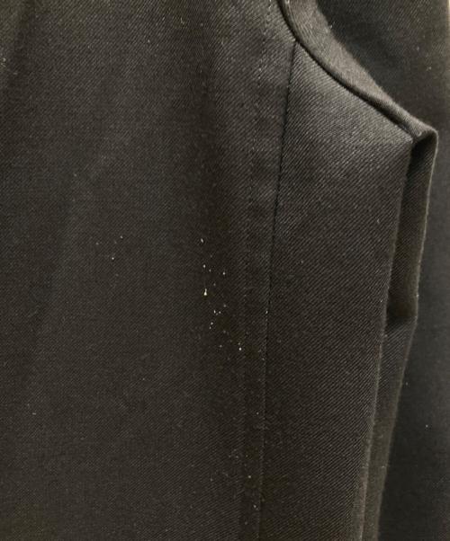 GROUND Y（グラウンドワイ）GROUND Y (グラウンドワイ) ウールギャバジンボックスロングジャケット ブラック サイズ:3の古着・服飾アイテム