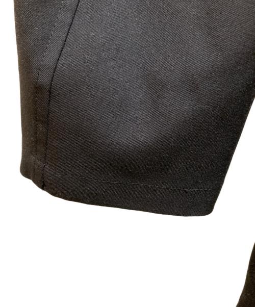 GROUND Y（グラウンドワイ）GROUND Y (グラウンドワイ) ウールギャバジンボックスロングジャケット ブラック サイズ:3の古着・服飾アイテム