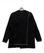 s'yteサイト）の古着「レイヤードデザインロングスリーブカットソー」｜ブラック