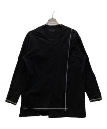 s'yte（サイト）の古着「レイヤードデザインロングスリーブカットソー」｜ブラック