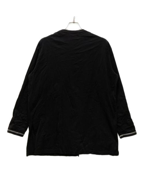 s'yte（サイト）s'yte (サイト) レイヤードデザインロングスリーブカットソー ブラック サイズ:3の古着・服飾アイテム