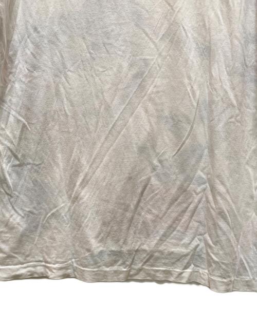 Yohji Yamamoto pour homme（ヨウジヤマモト プールオム）Yohji Yamamoto pour homme (ヨウジヤマモト プールオム) フェイスデザインTシャツ ホワイト×ブラック サイズ:3の古着・服飾アイテム