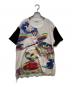 Yohji Yamamoto pour homme（ヨウジヤマモト プールオム）の古着「フェイスデザインTシャツ」｜ホワイト×ブラック