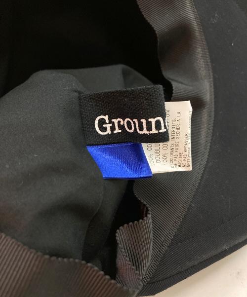 GROUND Y（グラウンドワイ）GROUND Y (グラウンドワイ) ISHICA コラボダメージ加工キャスケット ブラックの古着・服飾アイテム