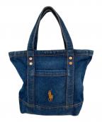 POLO RALPH LAURENポロ・ラルフローレン）の古着「スモールデニムトートバッグ」｜インディゴ