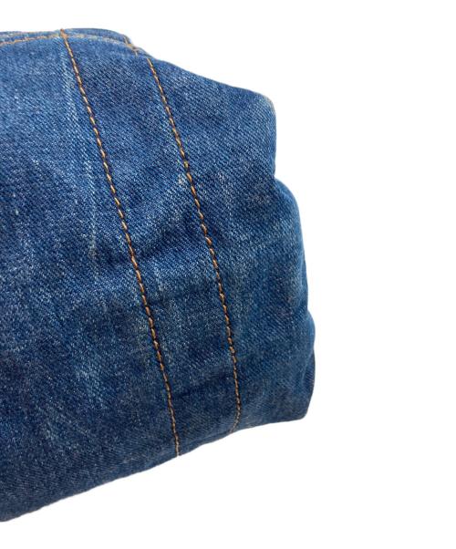 POLO RALPH LAUREN（ポロ・ラルフローレン）POLO RALPH LAUREN (ポロ・ラルフローレン) スモールデニムトートバッグ インディゴの古着・服飾アイテム