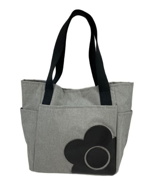 MARY QUANT（マリークヮント）MARY QUANT (マリークヮント) デイジーシンプルポケット2トート グレーの古着・服飾アイテム