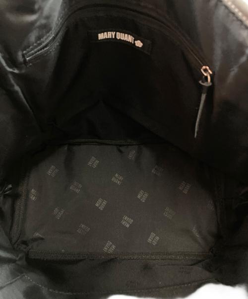 MARY QUANT（マリークヮント）MARY QUANT (マリークヮント) デイジーシンプルポケット2トート グレーの古着・服飾アイテム