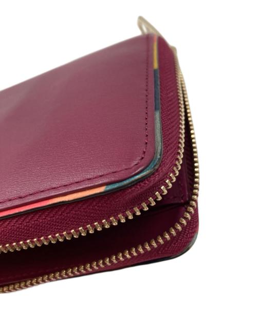 PAUL SMITH（ポールスミス）PAUL SMITH (ポールスミス) ラウンドジップ長財布 ピンクの古着・服飾アイテム