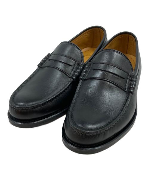 REGAL（リーガル）REGAL (リーガル) インペリアルグレード コインローファー ブラック サイズ:23.5cmの古着・服飾アイテム