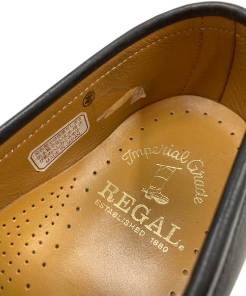 REGAL（リーガル）REGAL (リーガル) インペリアルグレード コインローファー ブラック サイズ:23.5cmの古着・服飾アイテム