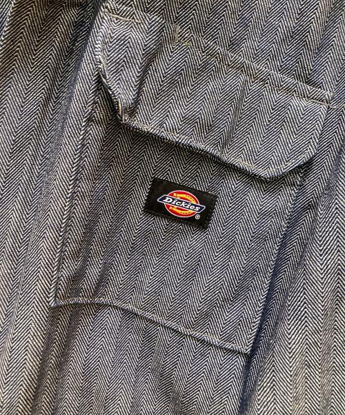 Dickies（ディッキーズ）Dickies (ディッキーズ) ヘリンボーンつなぎ グレー サイズ:Lの古着・服飾アイテム