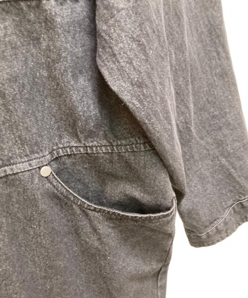 coen（コーエン）coen (コーエン) miyako takayama (ミヤコタカヤマ) コラボデニムオールインワン ブラック サイズ:M 未使用品の古着・服飾アイテム