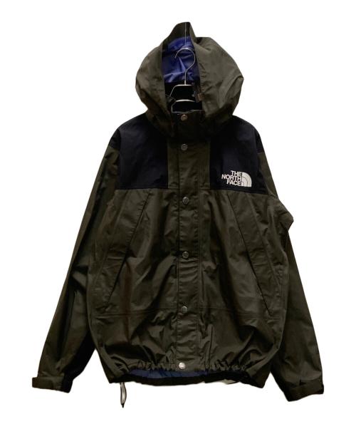 THE NORTH FACE（ザ ノース フェイス）THE NORTH FACE (ザ ノース フェイス) マウンテン レインテックス ジャケット カーキ×ブラック(ニュートープ) サイズ:Mの古着・服飾アイテム