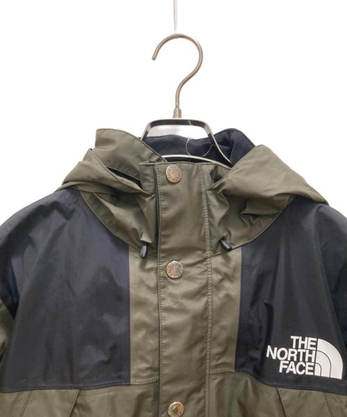 THE NORTH FACE（ザ ノース フェイス）THE NORTH FACE (ザ ノース フェイス) マウンテン レインテックス ジャケット カーキ×ブラック(ニュートープ) サイズ:Mの古着・服飾アイテム