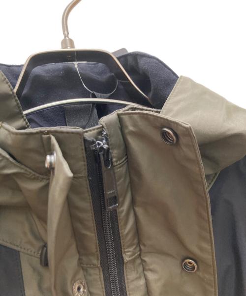THE NORTH FACE（ザ ノース フェイス）THE NORTH FACE (ザ ノース フェイス) マウンテン レインテックス ジャケット カーキ×ブラック(ニュートープ) サイズ:Mの古着・服飾アイテム
