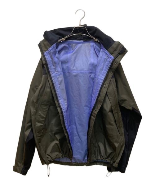 THE NORTH FACE（ザ ノース フェイス）THE NORTH FACE (ザ ノース フェイス) マウンテン レインテックス ジャケット カーキ×ブラック(ニュートープ) サイズ:Mの古着・服飾アイテム