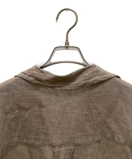 JOURNAL STANDARD（ジャーナルスタンダード）JOURNAL STANDARD (ジャーナルスタンダード) リネンメッシュシャツ ベージュ サイズ:FREE 未使用品の古着・服飾アイテム