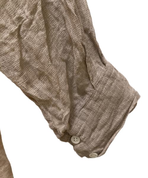 JOURNAL STANDARD（ジャーナルスタンダード）JOURNAL STANDARD (ジャーナルスタンダード) リネンメッシュシャツ ベージュ サイズ:FREE 未使用品の古着・服飾アイテム