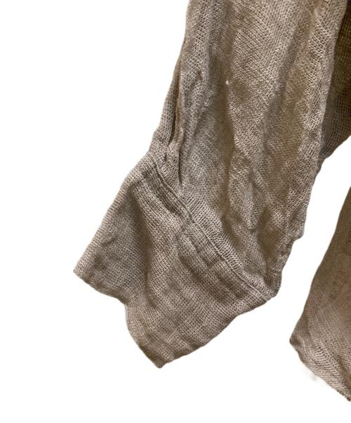 JOURNAL STANDARD（ジャーナルスタンダード）JOURNAL STANDARD (ジャーナルスタンダード) リネンメッシュシャツ ベージュ サイズ:FREE 未使用品の古着・服飾アイテム