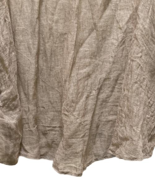 JOURNAL STANDARD（ジャーナルスタンダード）JOURNAL STANDARD (ジャーナルスタンダード) リネンメッシュシャツ ベージュ サイズ:FREE 未使用品の古着・服飾アイテム