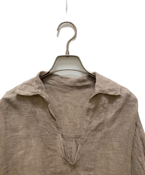 JOURNAL STANDARD（ジャーナルスタンダード）JOURNAL STANDARD (ジャーナルスタンダード) リネンメッシュシャツ ベージュ サイズ:FREE 未使用品の古着・服飾アイテム