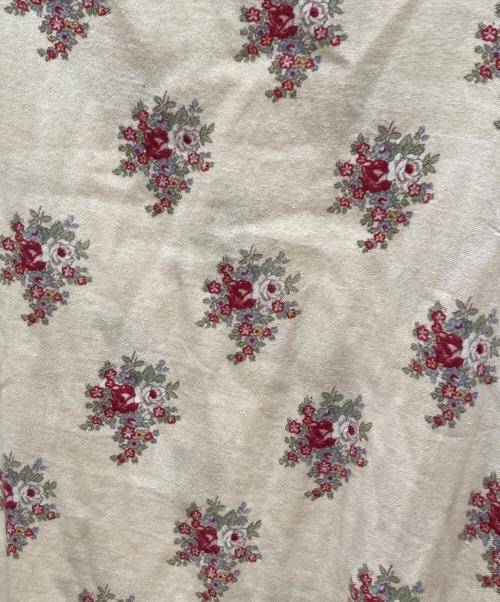 45R（フォーティファイブ・アール）45R (フォーティファイブ・アール) インディゴ抜染めワンピース ベージュの古着・服飾アイテム