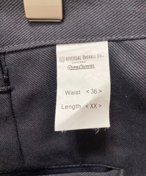 UNIVERSAL OVERALL（ユニバーサルオーバーオール）UNIVERSAL OVERALL (ユニバーサルオーバーオール) ボリュームパンツ ブラック サイズ: 36の古着・服飾アイテム