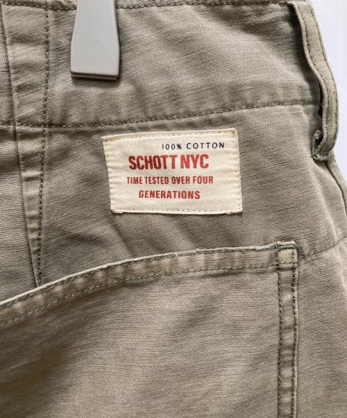 Schott（ショット）Schott (ショット) ベイカートラウザーパンツ グリーン サイズ:36の古着・服飾アイテム