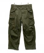 AVIREXアヴィレックス）の古着「ナイロンコットン M-65 ファティーグパンツ」｜グリーン