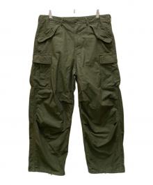 AVIREX（アヴィレックス）の古着「ナイロンコットン M-65 ファティーグパンツ」｜グリーン