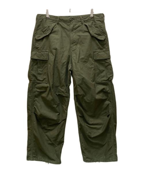 AVIREX（アヴィレックス）AVIREX (アヴィレックス) ナイロンコットン M-65 ファティーグパンツ グリーン サイズ:2XL-REGの古着・服飾アイテム