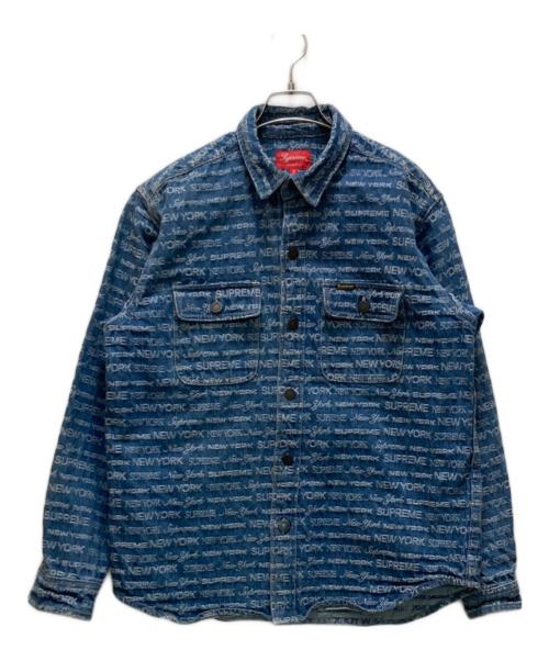 SUPREME（シュプリーム）Supreme (シュプリーム) マルチ タイプ ジャガード デニム シャツ 