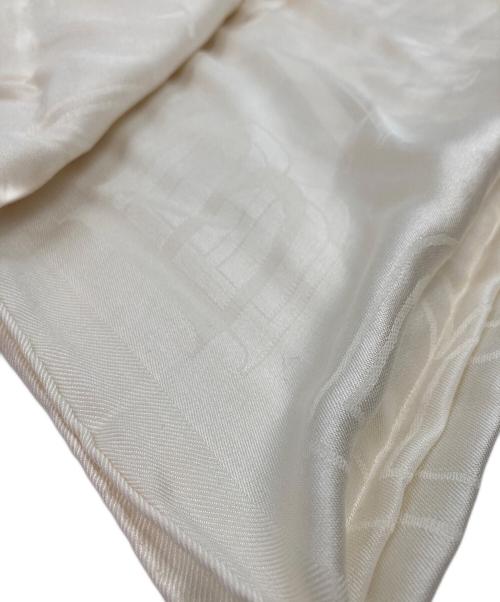 BVLGARI（ブルガリ）BVLGARI (ブルガリ) ロゴマニア ストール ベージュの古着・服飾アイテム