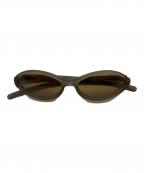 PRADAプラダ）の古着「オーバルサングラス」｜ベージュ