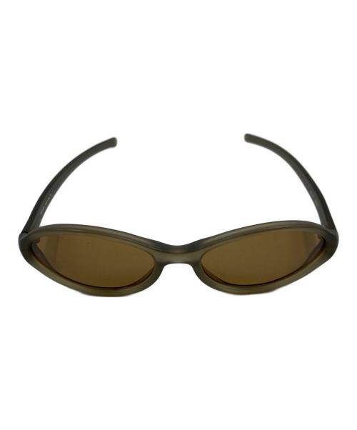 PRADA（プラダ）PRADA (プラダ) オーバルサングラス ベージュの古着・服飾アイテム